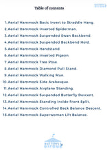 Load image into Gallery viewer, Aerial Hammock Foundation Tricks With Anatomy training Manual Level 0-1 - PDF
