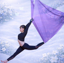 Load image into Gallery viewer, 7 Yards Aerial hammock set - Low stretch- Carabiners - Daisy chain
