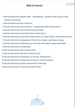 Load image into Gallery viewer, Aerial Hammock Tricks With Anatomy Training Manual Level One - PDF
