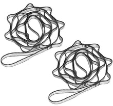 Load image into Gallery viewer, 6 Yards Aerial hammock set - Medium stretch - Carabiners - Daisy chain
