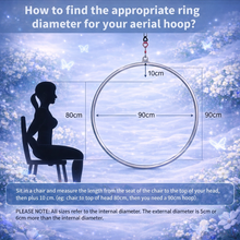 Load image into Gallery viewer, Aerial lyra hoop set
