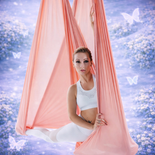 Load image into Gallery viewer, 6 Yards Aerial hammock set - Medium stretch - Carabiners - Daisy chain
